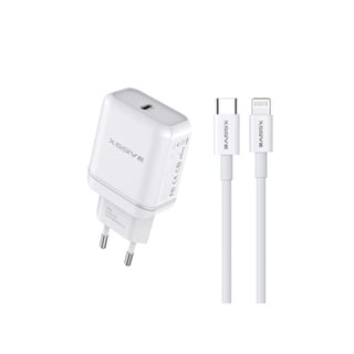 Xssive PD 20W 2in1 Charger+Cable Type-C to iPhone AC60PD