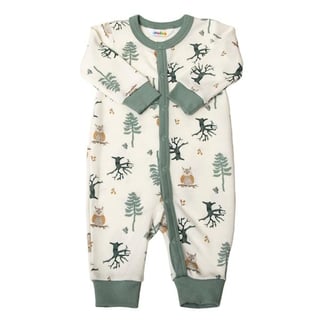 Jumpsuit Owl - Merino/Bamboe (Joha Outlet)