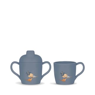 Konges Sløjd Silicone Sippy Cup & Cup Set Dino
