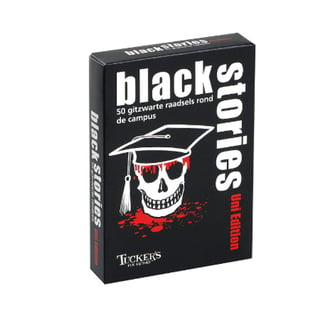 Black Stories Uni Edition - 50 gitzwarte raadsels