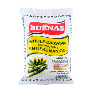 Buenas Whole Peeled Cassava 454g