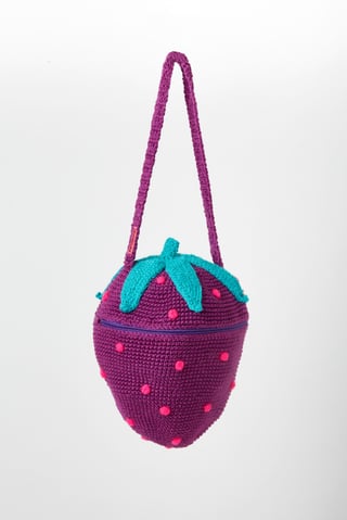 Purple Strawberry Bag