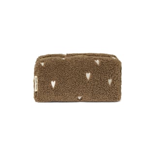 Teddy Hearts Pouch  Brown Hearts - Brown Hearts / OS