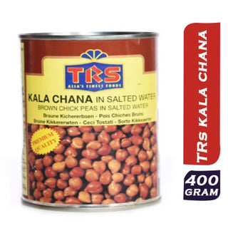 TRS Canned Boiled Kala Chana (Brown Chick Peas) 400 Grams