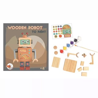 Knutselpakket Houten Robot