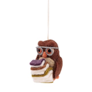 Hanger Uil met 3 boeken