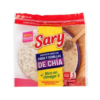 Sary Chia Seeds Arepas