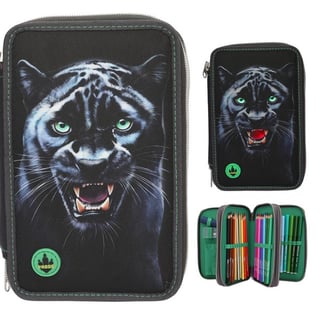 Adventure World Kleurpotloden Etui Panter