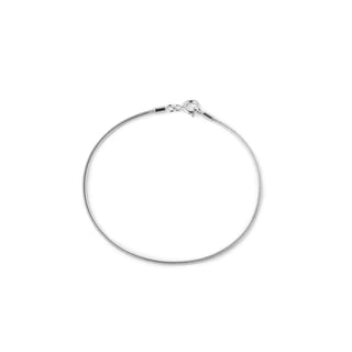 Gold Plated Bracelet Round Link - Sterling Silver / Silver