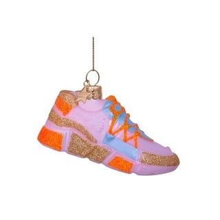 Kerstbal Sneaker Oranje/Roze