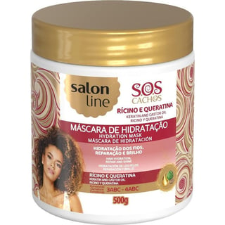 Salon-Line: SOS Curls Keratin & Caster Oil Hydration Mask 500GR
