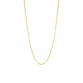 Silver Necklace with Short Link - Sterling Silver / Gold Plated