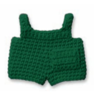 Gehaakte Knuffel Miffy/Nijntje Clothing Green Overall 25 Cm 100 % Cotton 0+