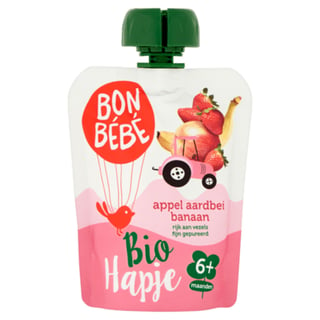 Bonbebe Bio 6+ Appel Aardbei