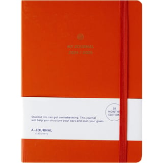 A-Journal 18 Months Diary 2024/2025 Orange