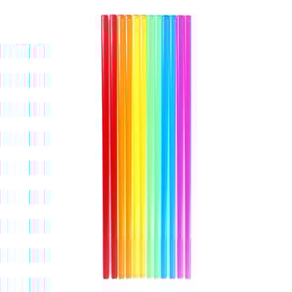 KIKKERLAND Regenboog Eetstokjes Set Van 6