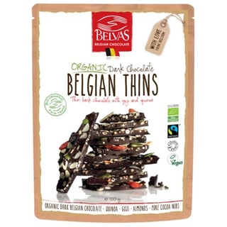 Belvas Belgian Thins Puur Quinoa-Goji 120g