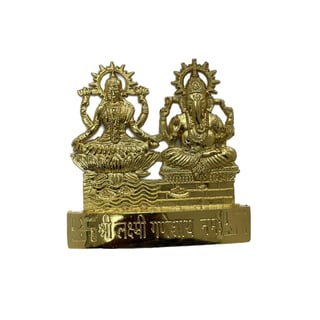 Goddess Laxmi & Ganesh Ji Idol (Brass)