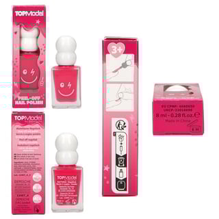 TOPModel Peel Off Nagellak Pink Power