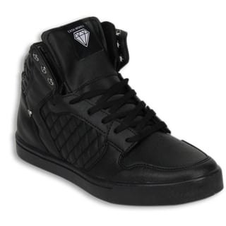 Heren Schoenen - Heren Sneaker High - Jailor Full Black Pu