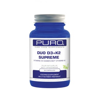 PURO Duo D3 + K2 - 30 Caps.