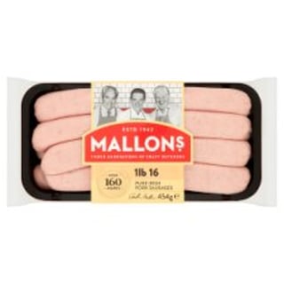 Mallon's Pork Sausages 454g