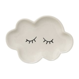Bloomingville Mini Collection Smilla Cloud Sandstone Plate White
