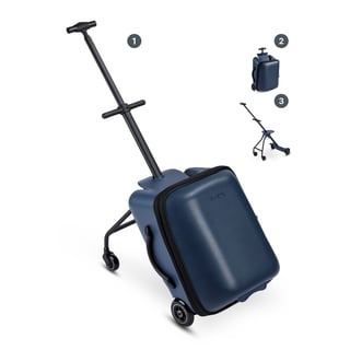 Micro Ride On Luggage Eazy Weekender Donkerblauw