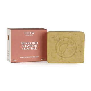 Flow Cosmetics Henna Red - Shampoo Bar Voor Geverfd of Natuurlijk Rood Haar