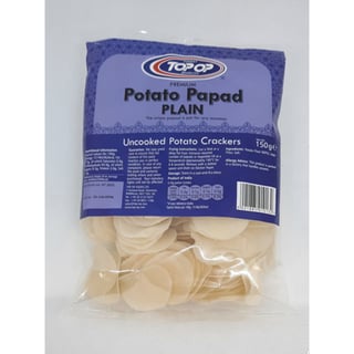 Top Op Potato Plain Papad 150Gr