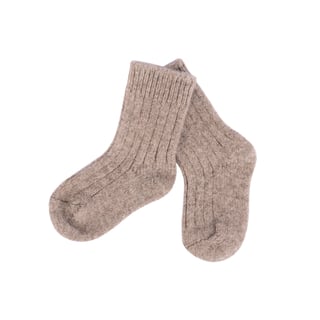 Little Steppe Cashmere Socks Mid Brown