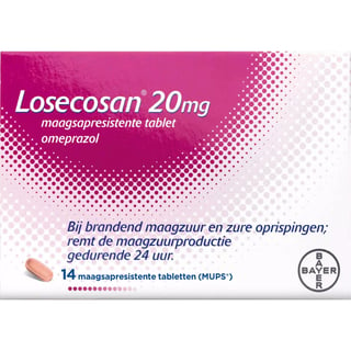 Losecosan Omeprazol 20mg Tabletten 14st 14