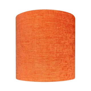 Lampenkap Cilinder Oranje Op Wit 30x35cm