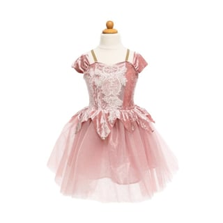 Holiday Ballerina Dress, Dusty Rose (7-8 Jr)
