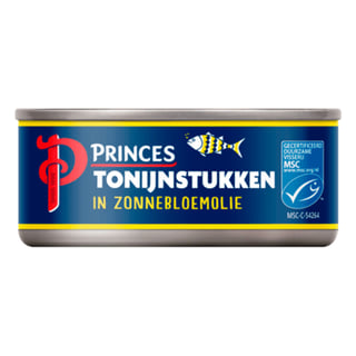 Princes Tonijnstukken in Zonnebloemolie MSC