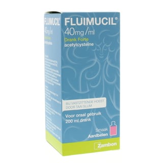 Fluimucil Drank Forte 4% Av 200ml