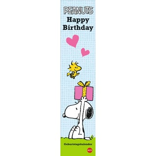 Verjaardagskalender Peanuts Snoopy Happy Birthday