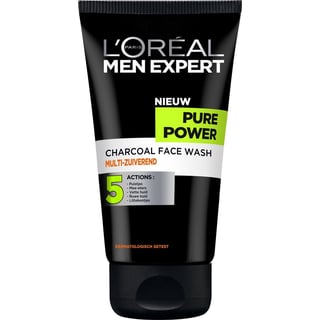 L’Oréal Men Expert Pure Power Reinigingsgel - 150 Ml - Charcoal - Tegen Puistjes