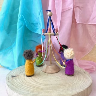 Meiboom Met 4 Dansende Kinderen (Mijn Hemeltje)