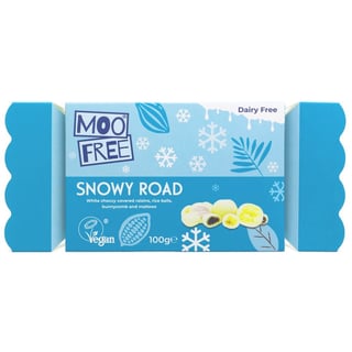 Moo Free White Chocolate Snowballs 35g