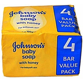 Johnson's Honey Baby Soap 4X100Gr