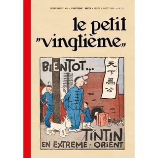 Kuifje Notitieboekje Groot - Le Petit Vingtième - Bientot - Weldra