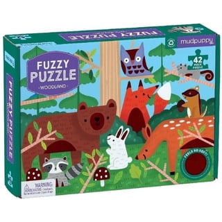 Mudpuppy Fuzzy Puzzle Woodland 42 Stukjes 4+
