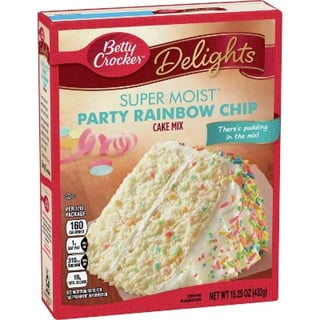 Betty Crocker Party Rainbow Chip Cake Mix