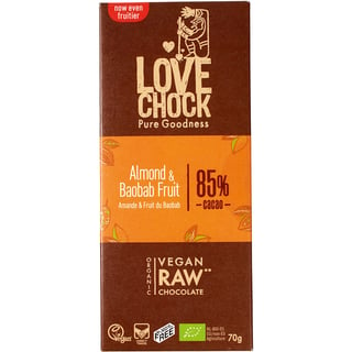 RAW Chocolade 85% Almond Baobab