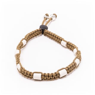 EM Anti Vlooien & Teken Kralenband XS - Color: Goud Bruin