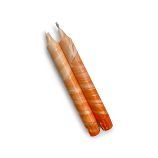 Studio Lux - Dinerkaars - Marble Oranje/Goud