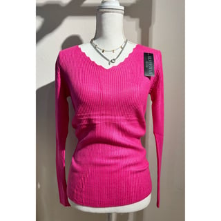 Swan cotton basic knit - Roze - onesize