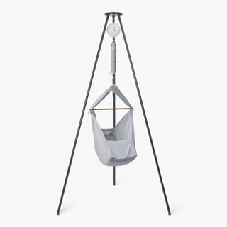 Moonboon Klassieke Bundel Baby Hangmat - Kleuren Hangmat: Ocean - Kleuren Standaard: Dark Grey