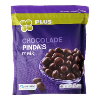 PLUS Chocolade Pinda's Fairtrade